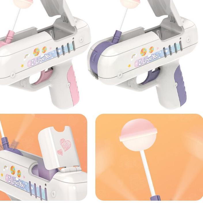 TERLARIS Mainan Pistol Permen Lolipop Viral/Tembakan Lollipop Permen /Lollipop Gun /Pistol Permen/Ca