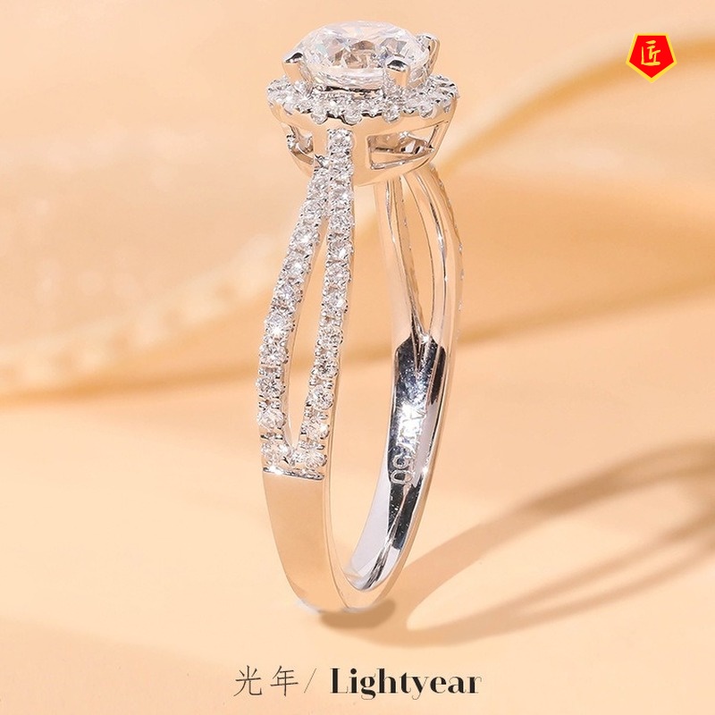 [Ready Stock]Creative Personality Moissanite Ring