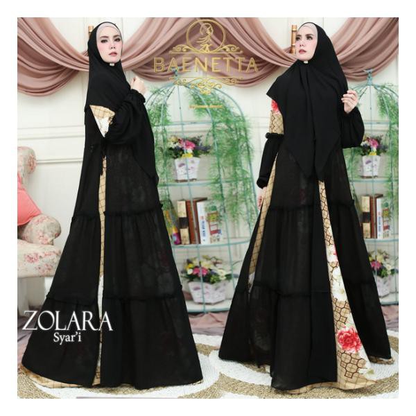 ZOLARA set gamis syari by BAENETTA 475rb jd 425rb  (SALE)