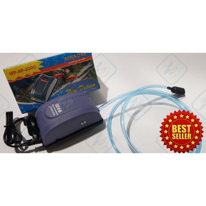 MESIN AERATOR AQUARIUM OKSIGEN IKAN GELEMBUNG UDARA AQUAMAN