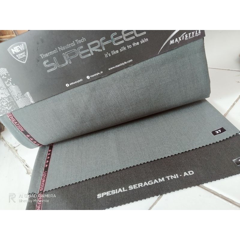 kain superfeel seragam Tni AD maxistyle