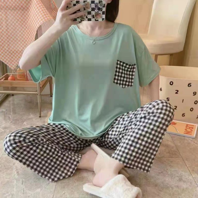 Piyama CP wanita baju tidur import jumbo/bigsize-CP SAKU SAGE