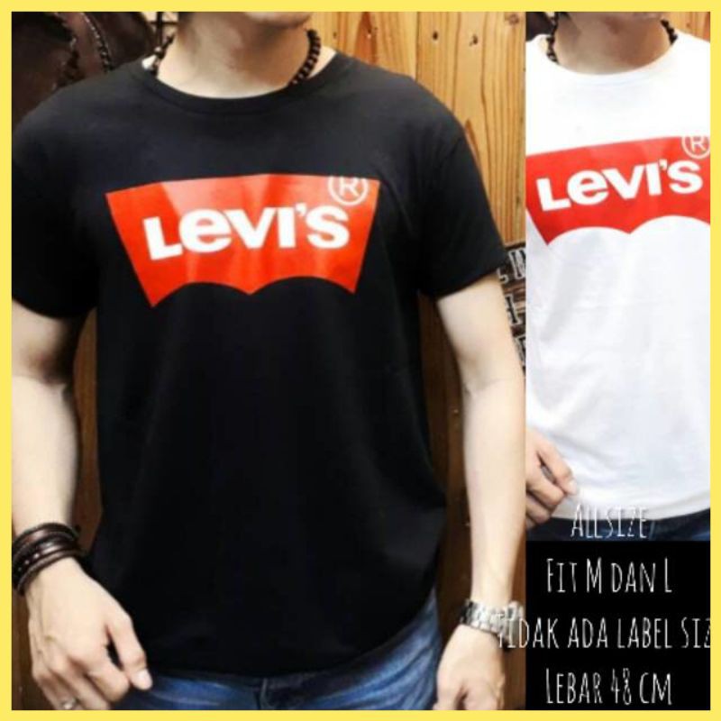 Kaos Polos Laki HAO neo basic levis 4 warna hitam marun navy putih KT SB