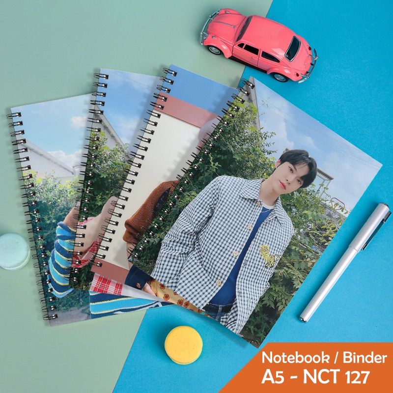Notebook Binder Buku Tulis Catatan Bookpaper Journal Jurnal Diary Diari Sekolah Kuliah A5 Ring Spira