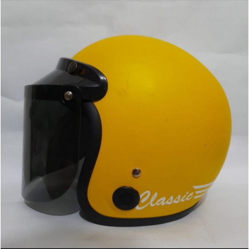 HELM BOGO POLOS CLASIC / HELM BOGO CLASIK / HELM BOGO KACA DATAR / HELM BOGO FULL LEHER / HELM BOGO