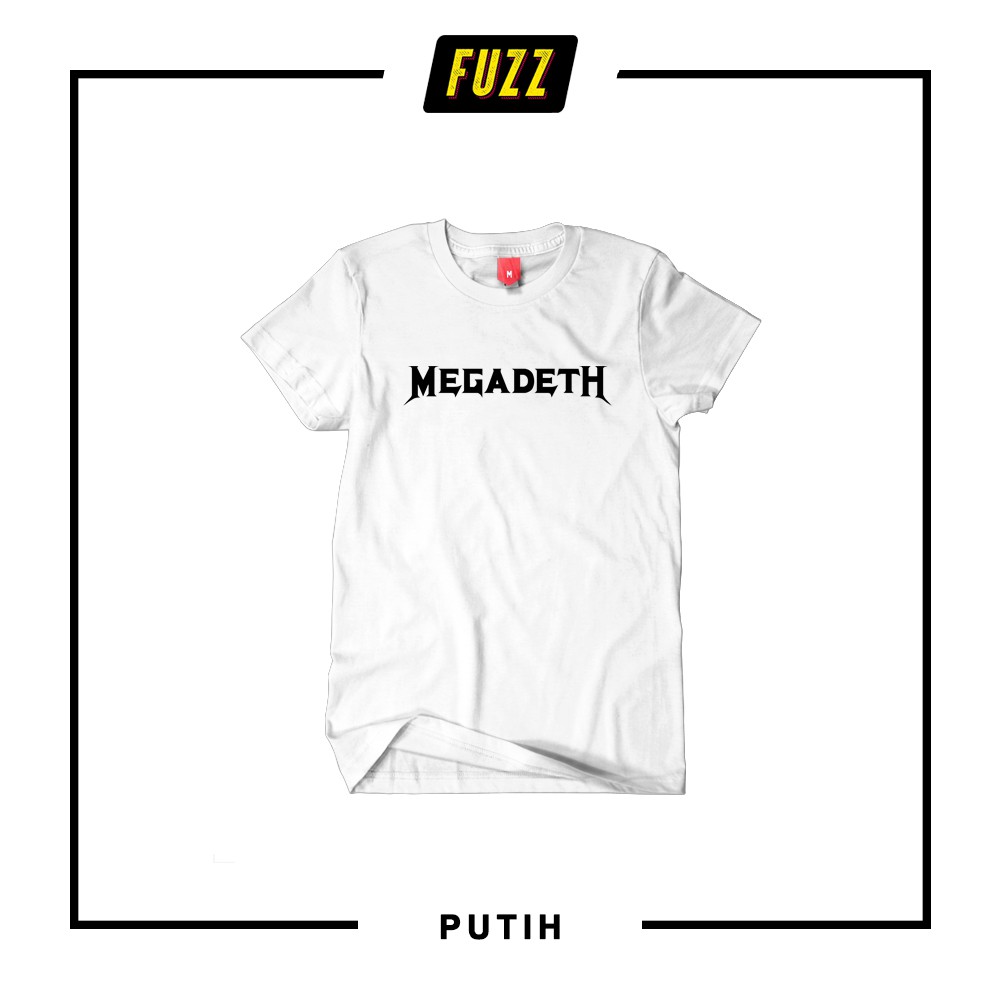 Kaos Band Megadeth Baju T-shirt Distro Musik Metal Rock Mega Deth Unisex Pria Wanita Murah