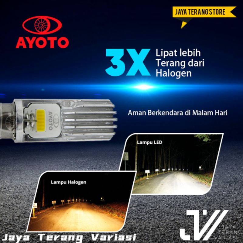 LAMPU LED motor AYOTO M2A H6 AC/DC BEBEK/MATIC / DOP K1 AYOTO M2A H6