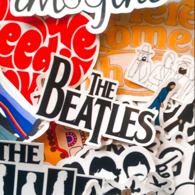 

The Beatles Waterproof Sticker Pack include 18 pcs Aesthetic band vintage