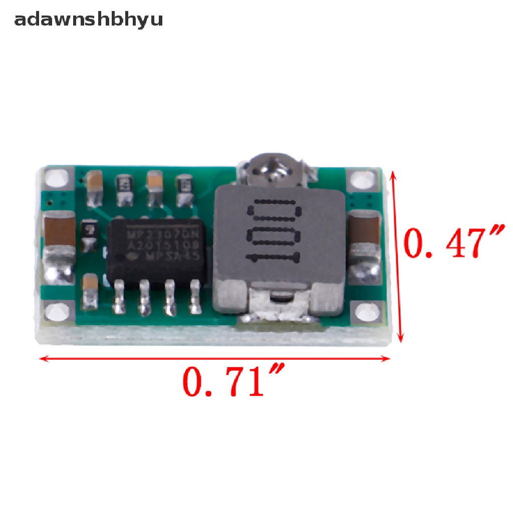 Adawnshbhyu 3A Mini DC-DC step down converter volt regulator 5V-23V Ke 3.3V 6V 9V 12V