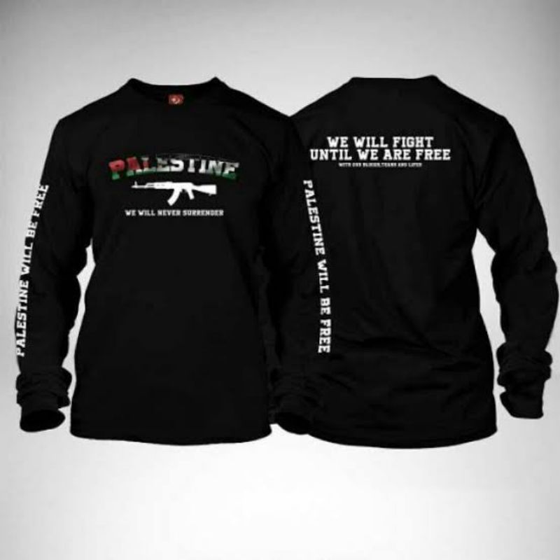 KAOS DAKWAH PALESTINA LENGAN PANJANG