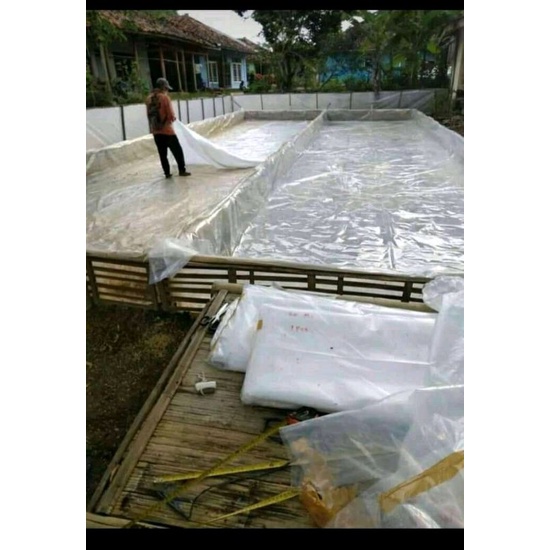 plastik uv 4x12m 200micron tanpa smbung