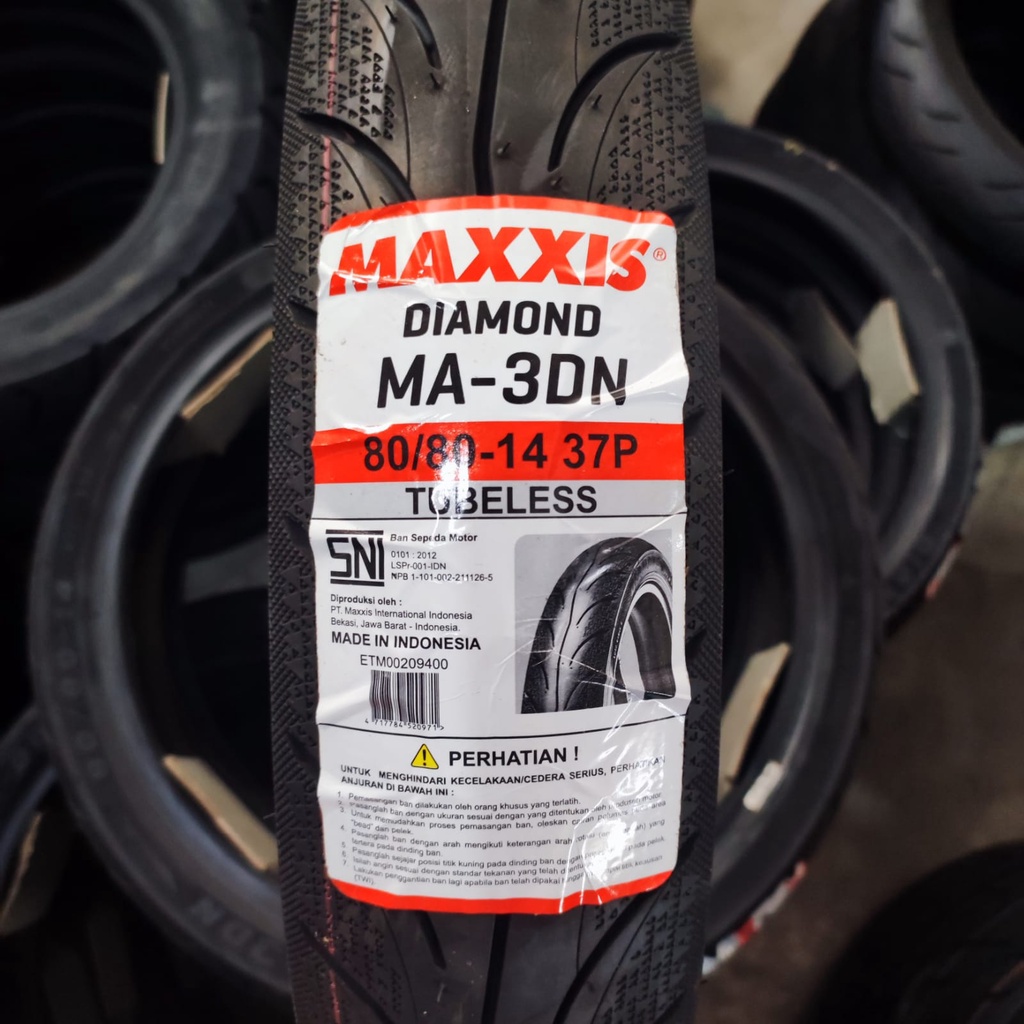 Ban motor matic Maxxis Diamond MA 3DN 80 80 14 mio beat vario tubeless