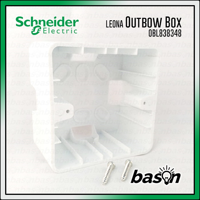 SCHNEIDER Leona Outbow doos - OBL838348 kotak tempel