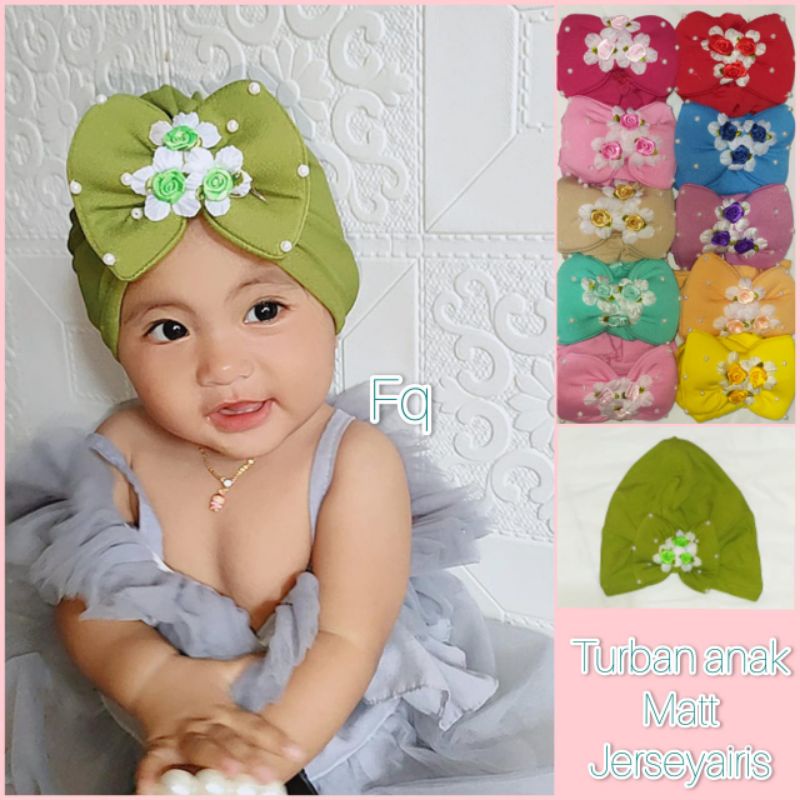 {COD TERMURAH} CIPUT TURBAN BAYI ANAK MOTIF PITA