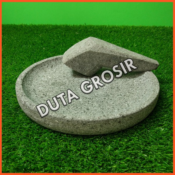 Cobek Batu Kali Asli Cobek Batu Bubut 24 cm