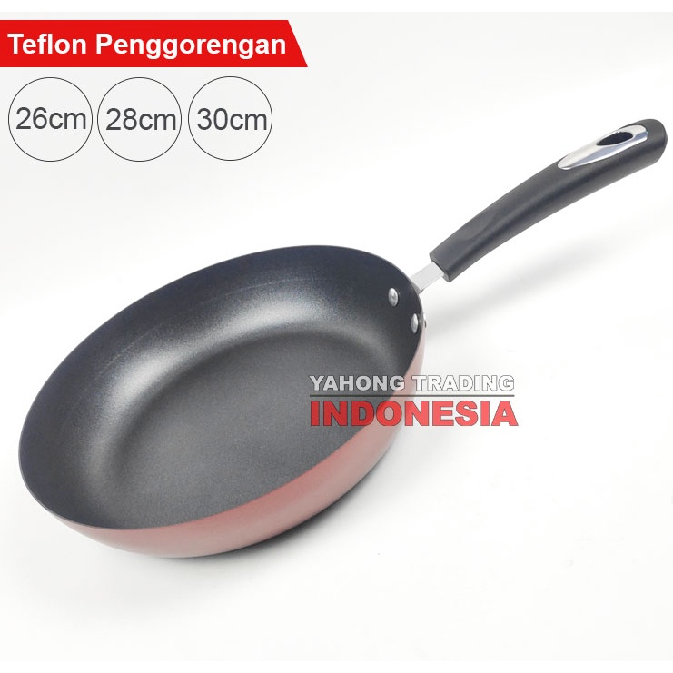 Teflon Wajan Alat Masak Penggorengan Anti Lengket