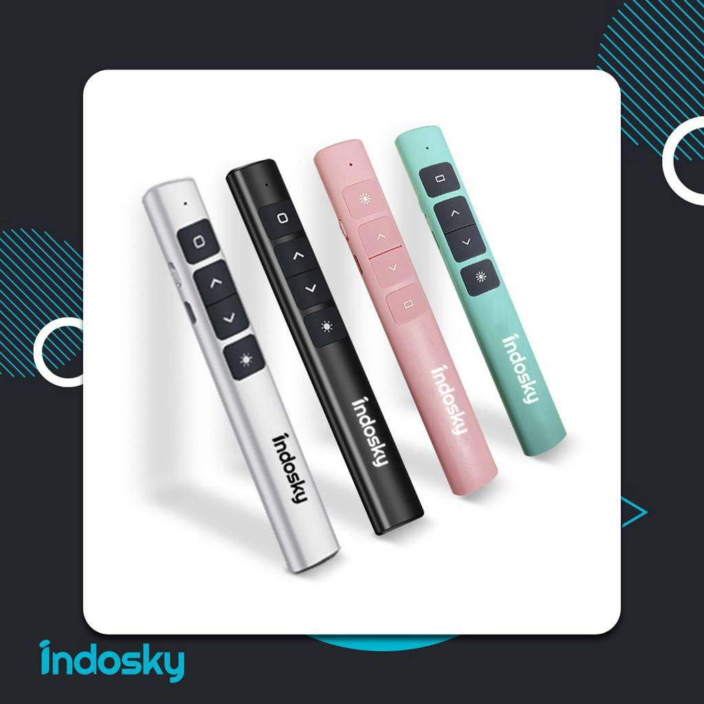 GARANSI 1 TAHUN Indosky Pointer Original | Pointer Presentasi | Presenter Laser Pointer | Pointer Wireless | Pointer WiFi | Pointer Indosky | Indosky Presenter Laser Pointer | Pointer Original | Pointer Projector | Presentation