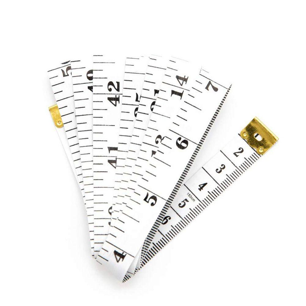 [Elegan] Tape Ruler Portable Craft Jahit Baju Penggaris Lembut Untuk Pinggang Dada Kaki Ukur Penggaris