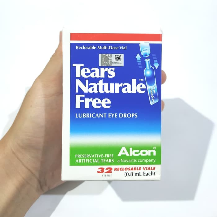 Tears Naturale Free Lubricant Eye Drops Box 32 Sterile Reclosable Vial Shopee Indonesia