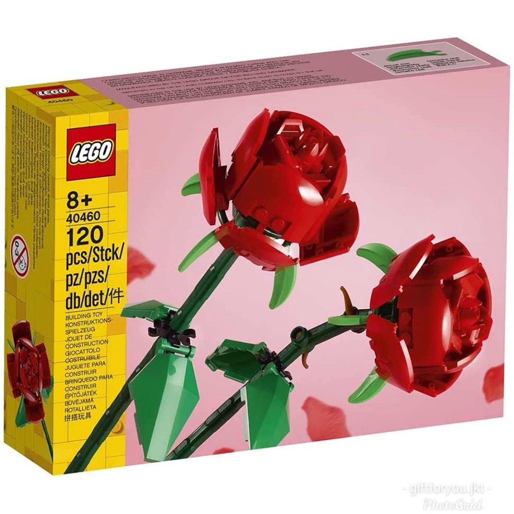 Lego Botanical 40460 Roses Flower Bunga Mawar Mainan Bricks Collection Koleksi Gift Original