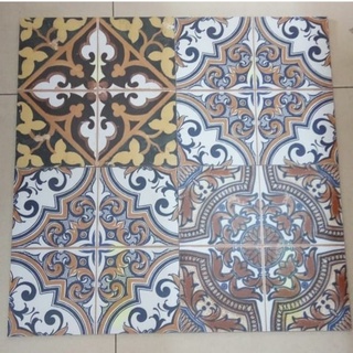 Jual Granit Lantai Motif Batik Vintage/Roman Granit Motif Vintage