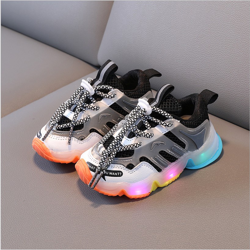 Minipetite SH20113N | Sepatu Lampu Anak Sepatu LED Anak Sepatu Keren