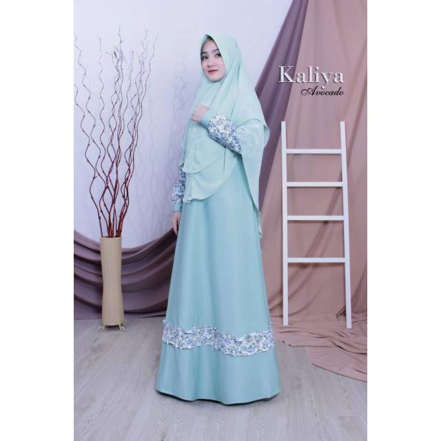Akifa || Gamis Kaliya Balotelli mix kajep Set jilbab