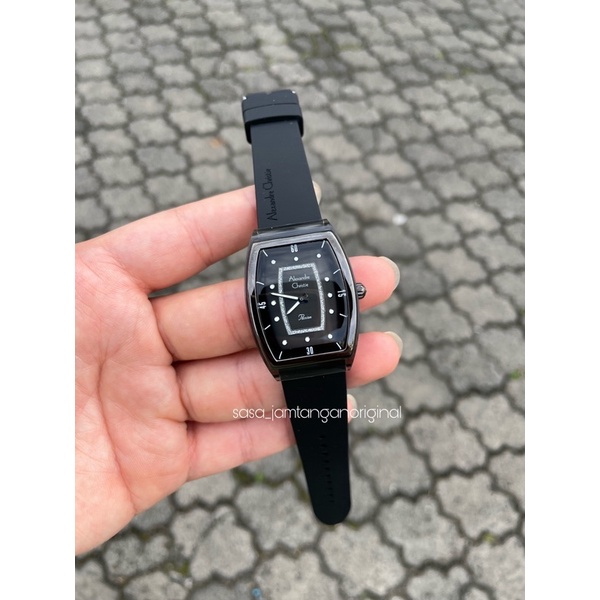 Jam Tangan Alexandre Christie Ac 2847 Original Hitam Cewek