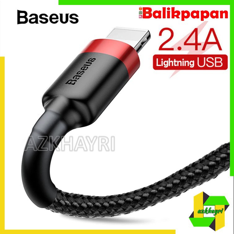 Baseus Kabel Data Iphone Cafule Cable For Lightning 2.4A Charge Cas