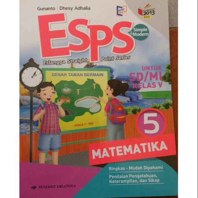 Esps Matematika Sd Mi Kelas 5 K13n Shopee Indonesia