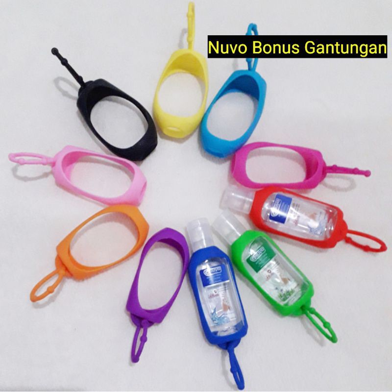 Nuvo Hand Sanitizer Bonus Gantungan Warna warni 50 ML