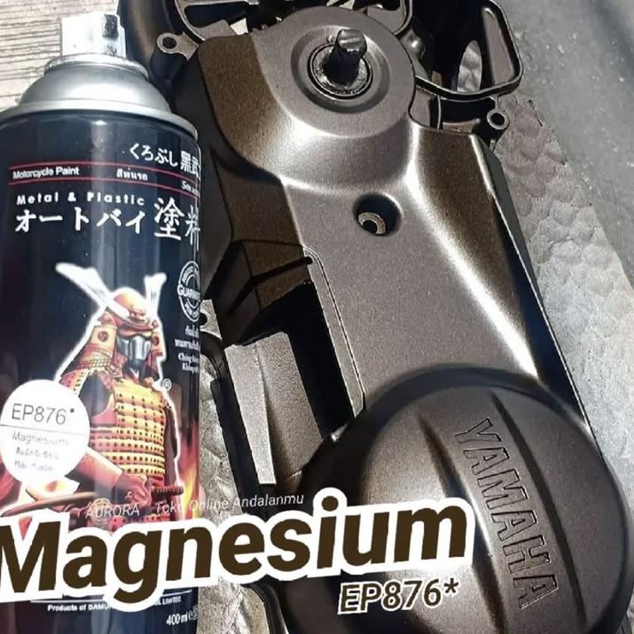 Harga TERMURAAH.. Pilox Samurai Magnesium EP876 Cat Pilok Maknesium Velg Mesin Kerangka Motor Tahan 