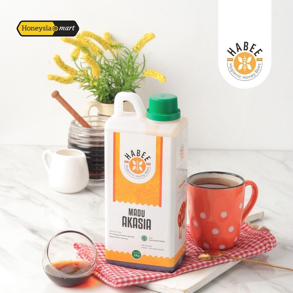 

Madu Murni Asli Habee Akasia 1kg Raw Honey