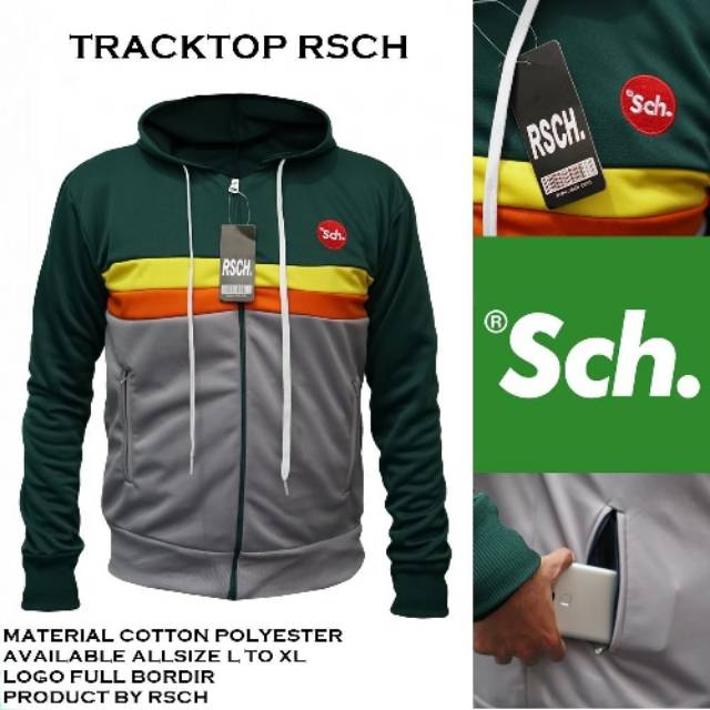 (COD) Jaket RSCH Premium Original trektop cowok best seller