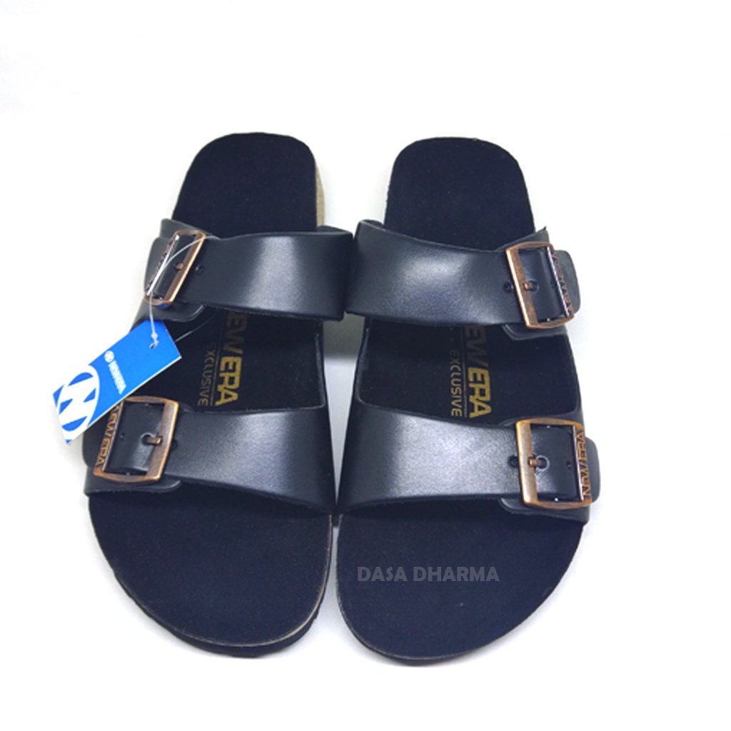 Sandal New Era Brikenstok Casual Pria Dewasa Original 100% Ban Dua Slide