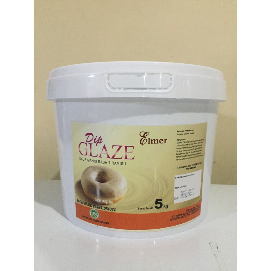 

Elmer Dip Glaze Tiramisu c4 5kg