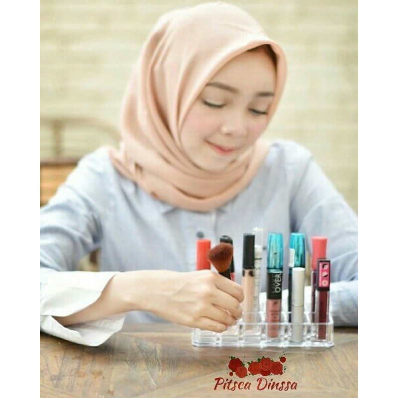 `ღ´ PHINKL `ღ´ Rak akrilik acrylic kosmetik lipstik susun rapi hemat tempat