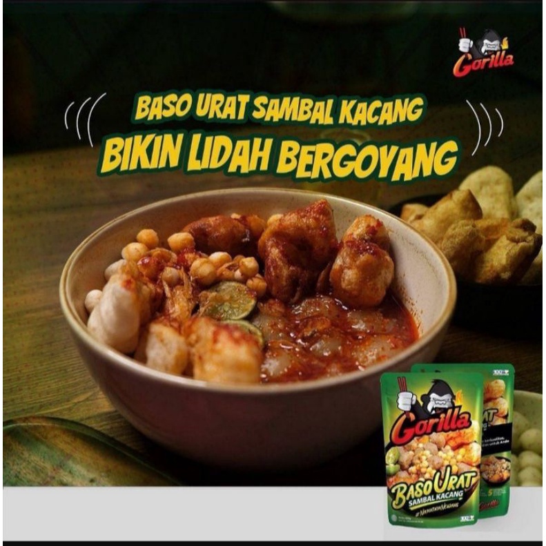 

Gorila Bakso Urat Sambal Kacang