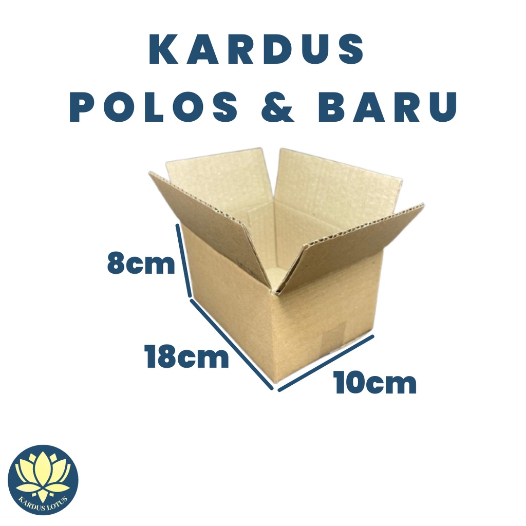 

Kardus Polos Baru (Uk. 18x10x8 cm)