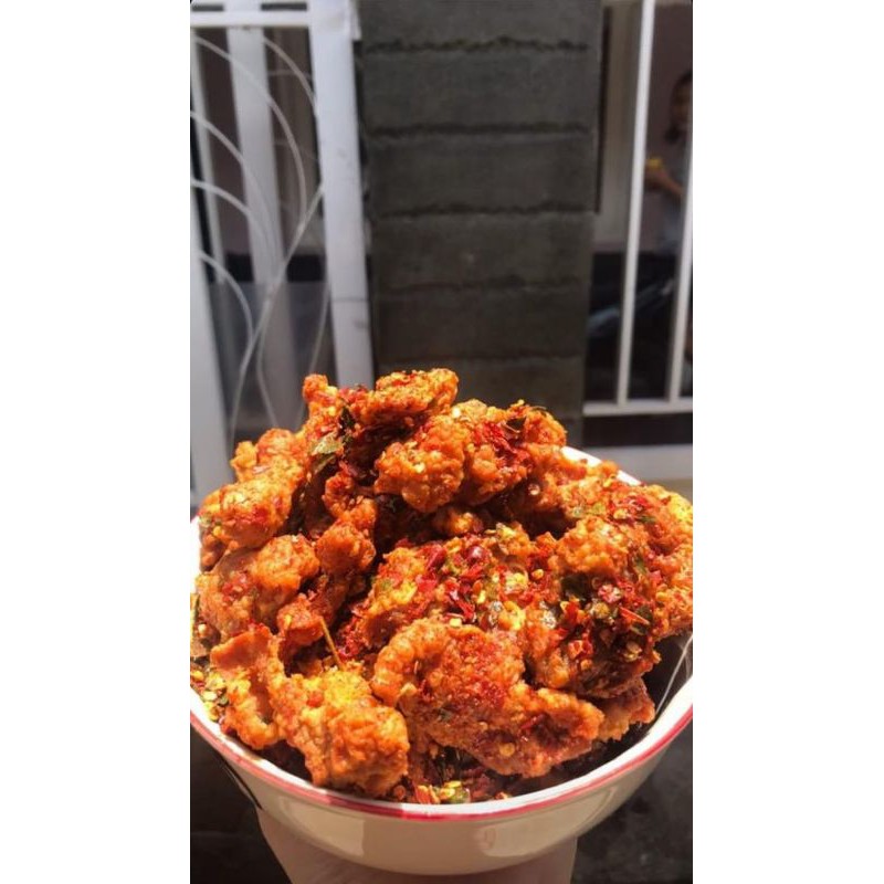 

Usus Crispy Pedas 250gr