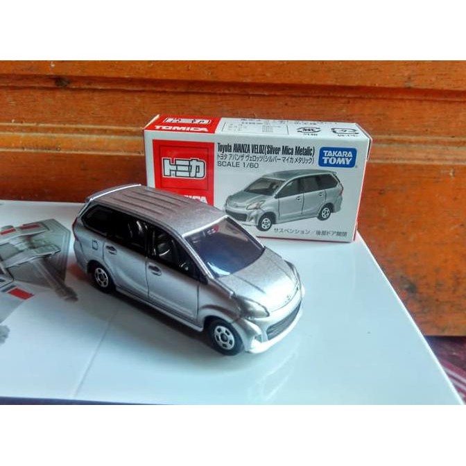 Toyota Avanza Veloz Silver Tomica reguler diecast miniatur mobil murah