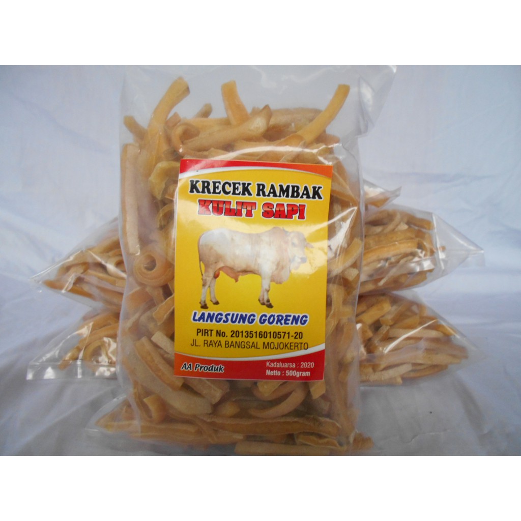 

Rambak Premium Kerupuk Kulit Sapi Stik - 500gr