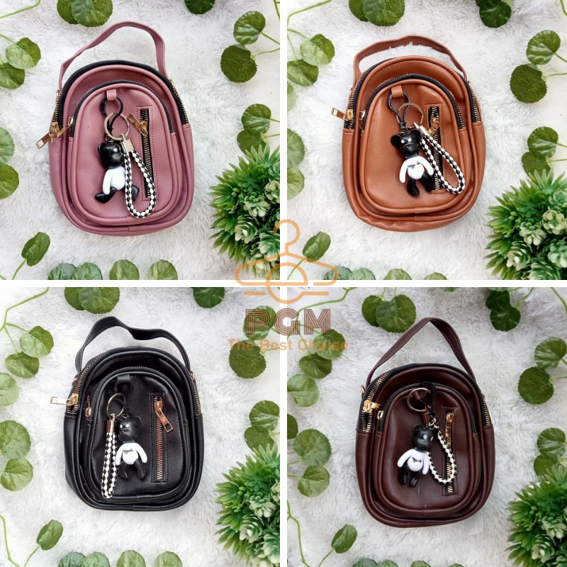 TAS WANITA 3 in 1 BACKPACK MULTIFUNGSI / RANSEL MINI CASUAL (FREE GANTUNGAN) MURAH BISA COD