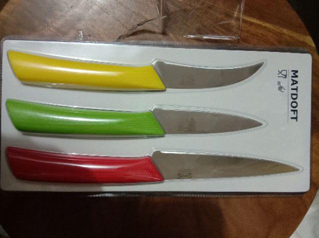 [616] 3 Pcs Pisau Dapur Stainless Steel - Knife Set