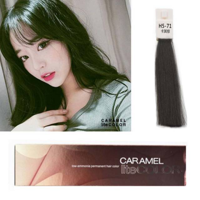 CARAMEL H5-71 Hair Color Pewarna Cat Rambut Natural Brown Coklat