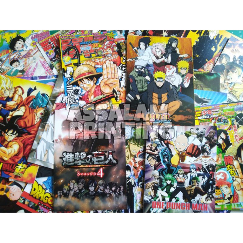 (40PCS) POSTER AESTHETIC ANIME COMIK CARTOON FOOTBALL RETRO BAND BRAND MOVIE ISI 80PCS WALL DECOR-3