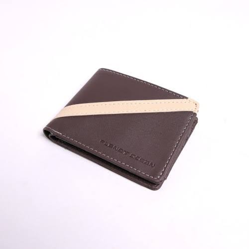 New-Dompet Pria -Dompet Planet Ocean ORIGINAL asli DPO-352180 Hitam & Coklat