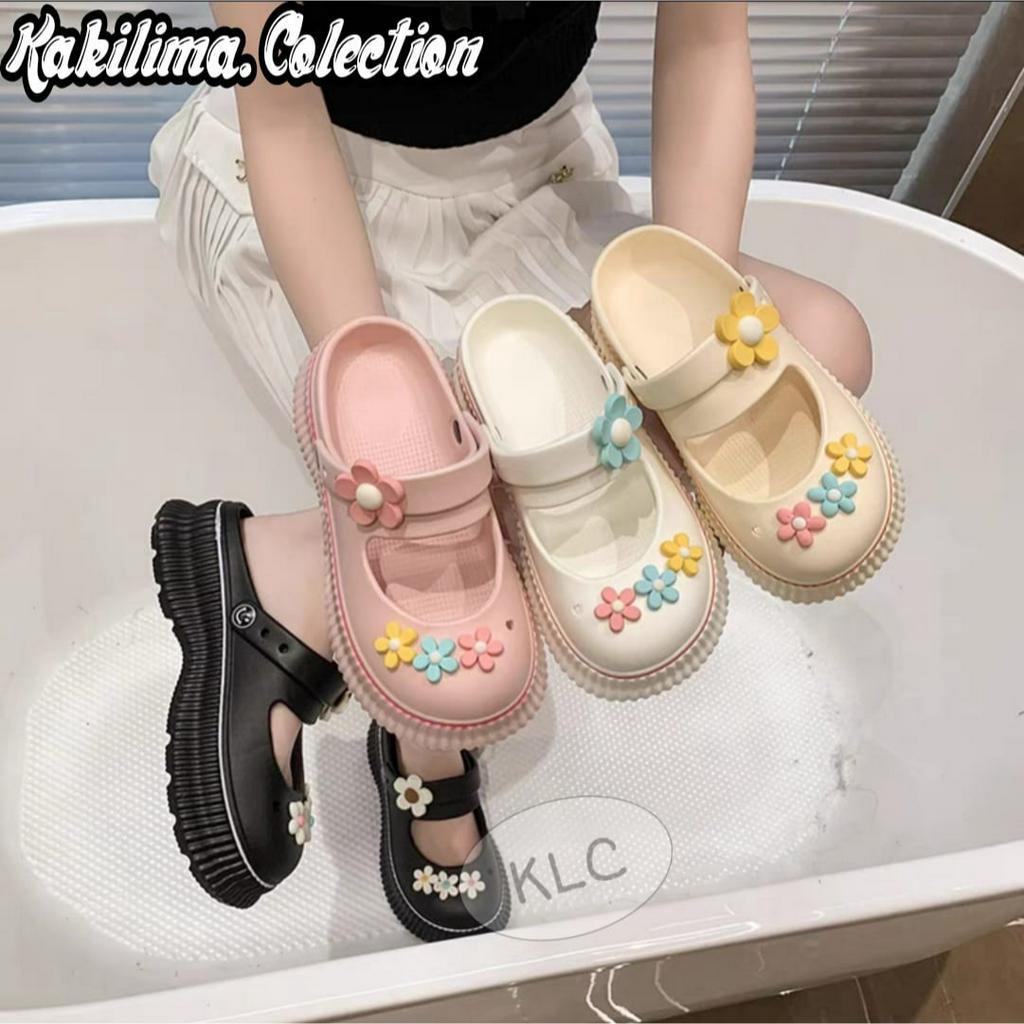 Sandal flatform wanita sandal eva rubber perempuan balance 2309