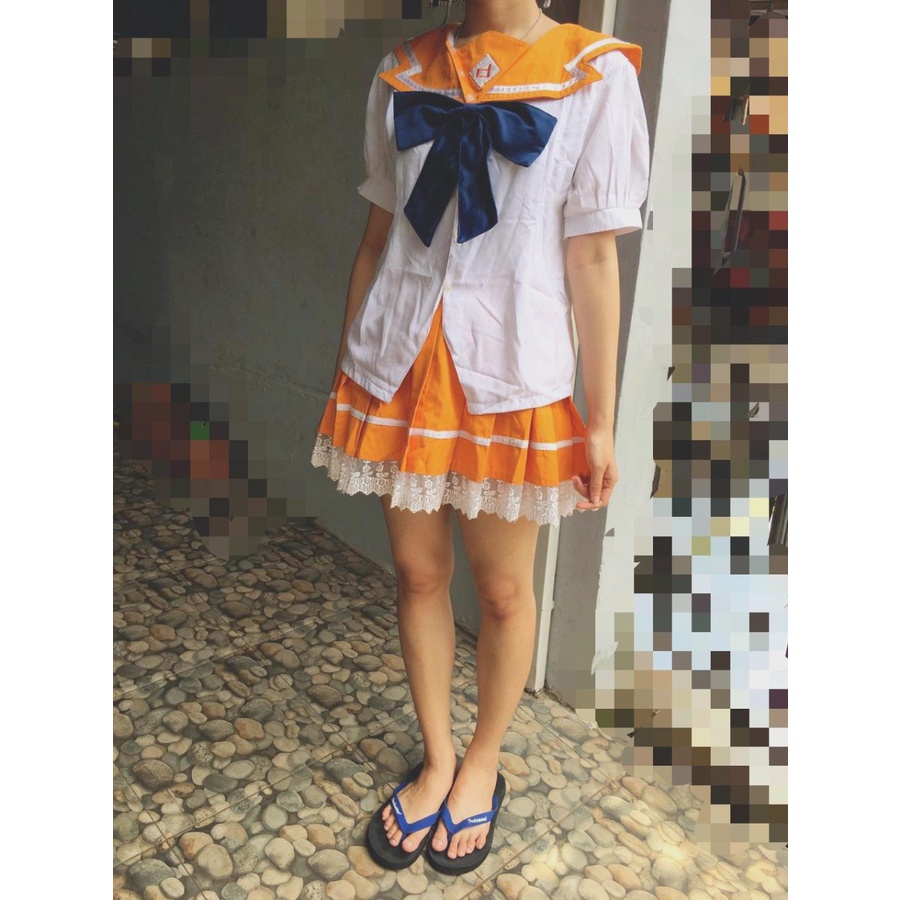 Cosplay Mirai suenaga seifuku - seragam sekolah PRELOVED