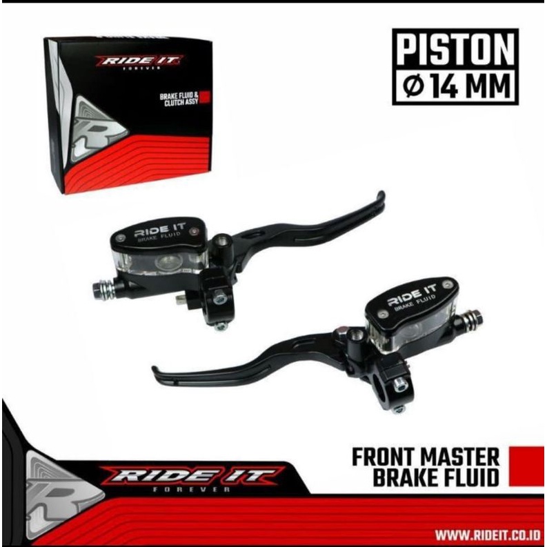 MASTER REM HANDLE REM KANAN KIRI HENDEL REM MEREK RIDE IT TABUNG OVAL PCX 150/PCX 160/NMAX NEW/NMAX 